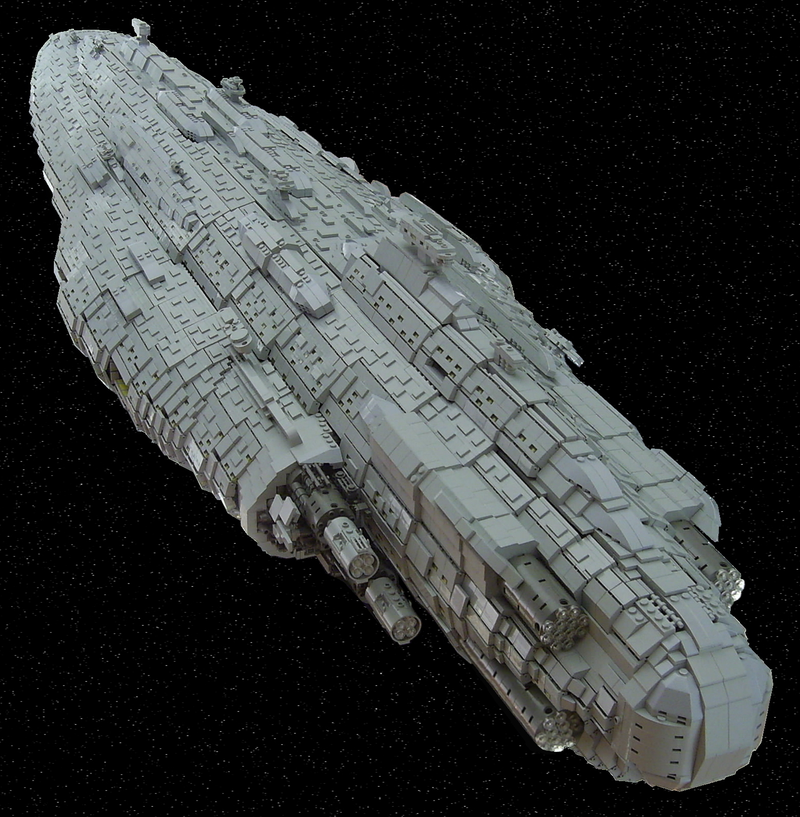 Illustration for article titled 52-pound Lego Mon Calamari Star Cruiser Can Kill Darth Vader on Impact
